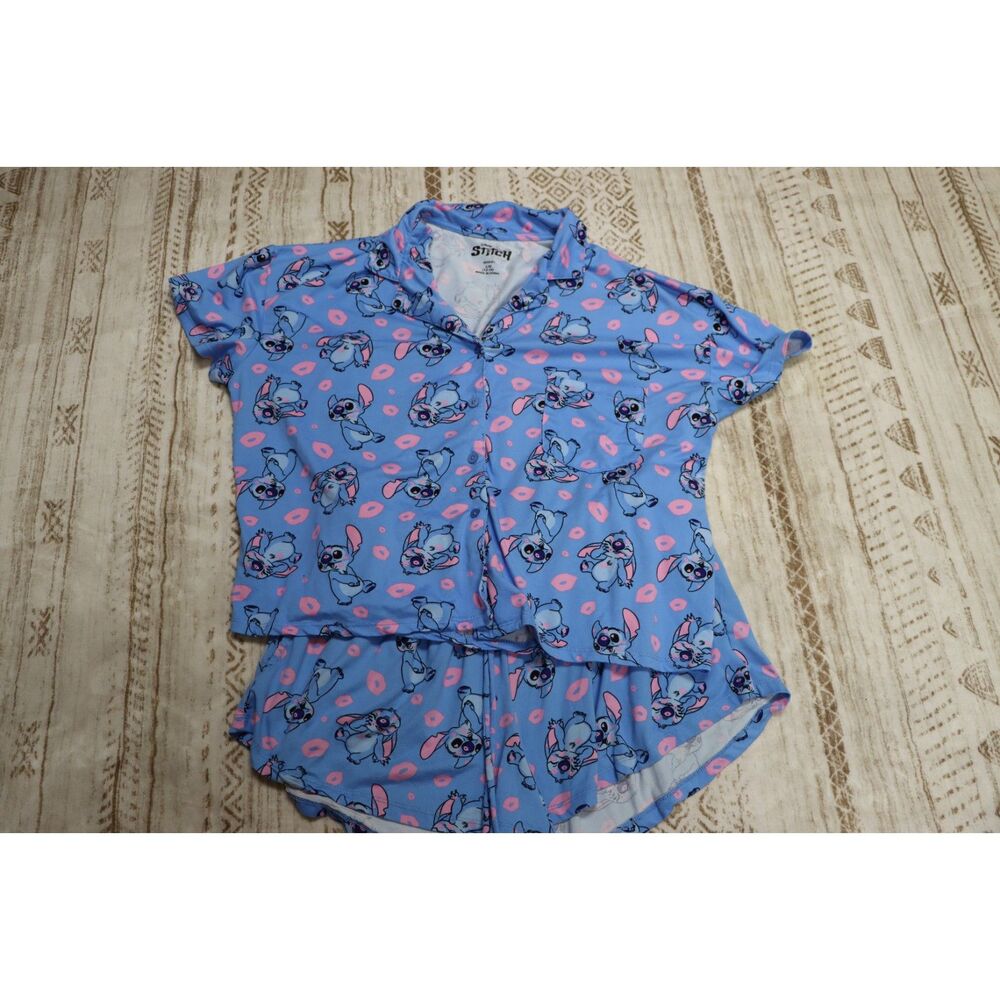Disney Lilo & Stitch Valentine Pajama Set Size L
